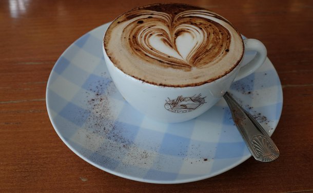 Coffee break at “Kaffee Klatsch” in Davos Klosters.